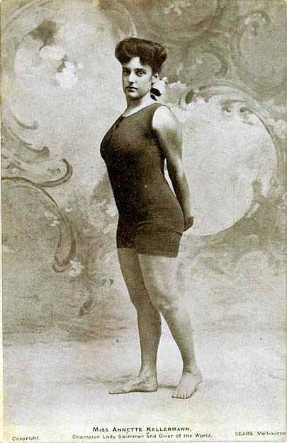 Annette Kellerman în costum de baie