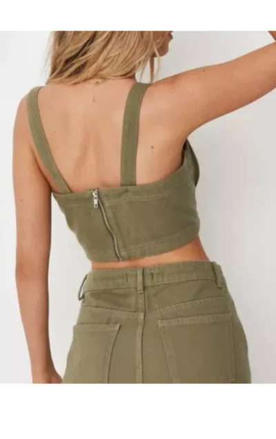 Top Denim MSG | XS