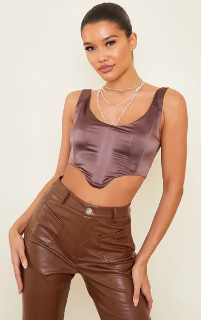 Corset Chocolate PrettyLittleThing | M/EU40