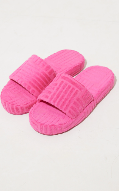 Slippers cu platformă PrettyLittleThing | 40