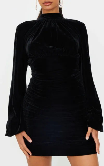 Rochie Luxury Velvet PrettyLittleThing | M/EU38