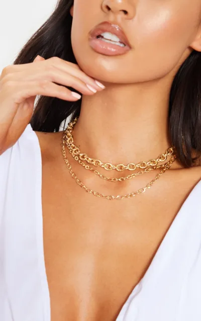 Colier Gold PrettyLittleThing