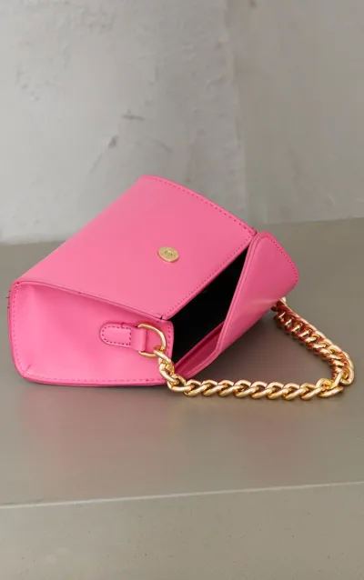 Geantă mini pink gold chain | One Size