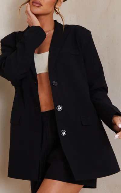Blazer Black PrettyLittleThing | M/EU38