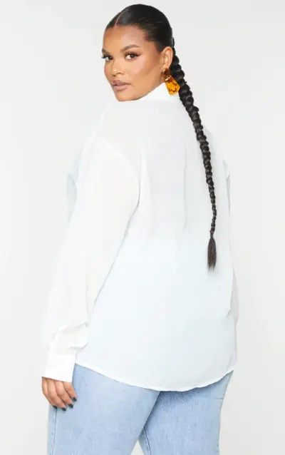 Cămașă transparentă Prettylittlething | XL