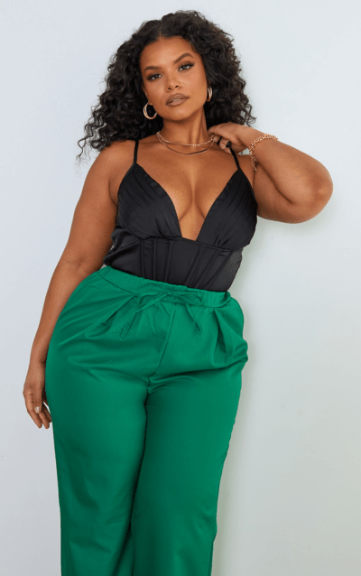 Corset Satin PrettyLittleThing | XL/EU46