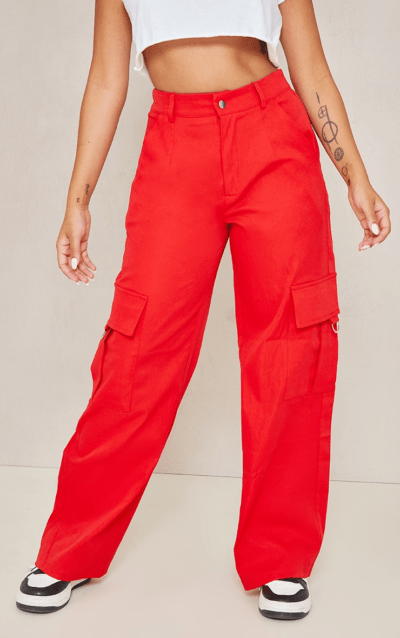 Pantaloni Cargo PrettyLittleThing | M/EU40