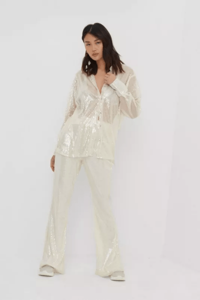 Pantaloni Sequin Nasty Gal | M/EU38