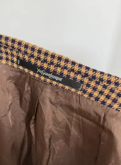 Sacou Vintage Yves Saint Laurent Barbati | Marimea XL