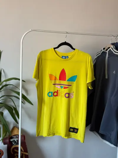 Tricou Galben Adidas Barbati | Marimea L