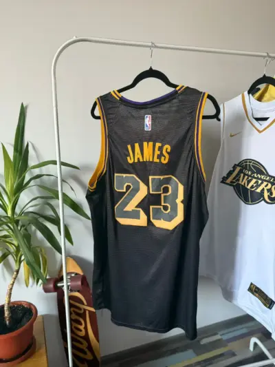 Tricou Basketball Negru Lakers Barbati | Marimea XL