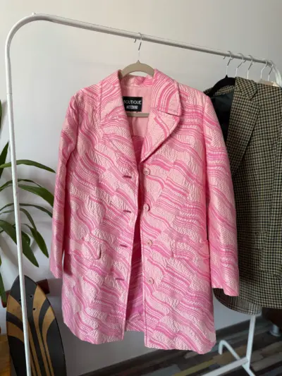 Pardesiu Boutique Moschino Femei Roz | marimea M