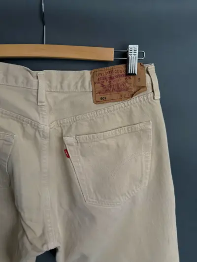 Blugi Levi’s 501 Bej Barbati   | W34 L34