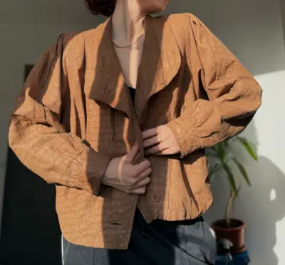 Jacheta vintage piele naturala Maro Femei | Marimea M